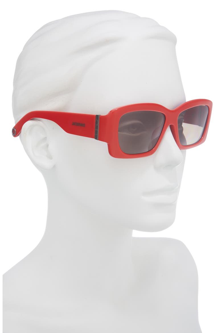 Croisire Square Sunglasses, Alternate, color, RED/ GUNMETAL