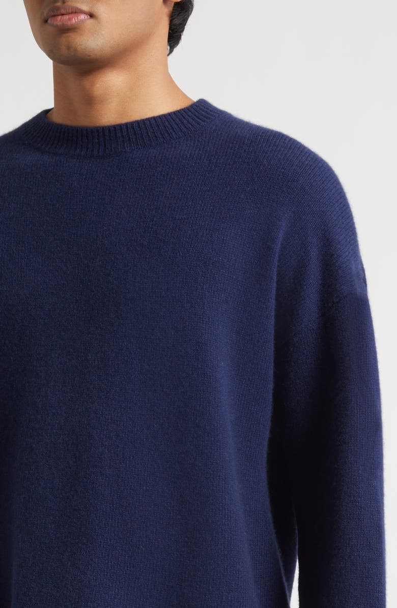 The Elder Statesman Dume Cashmere Crewneck Sweater, Alternate, color, Twilight