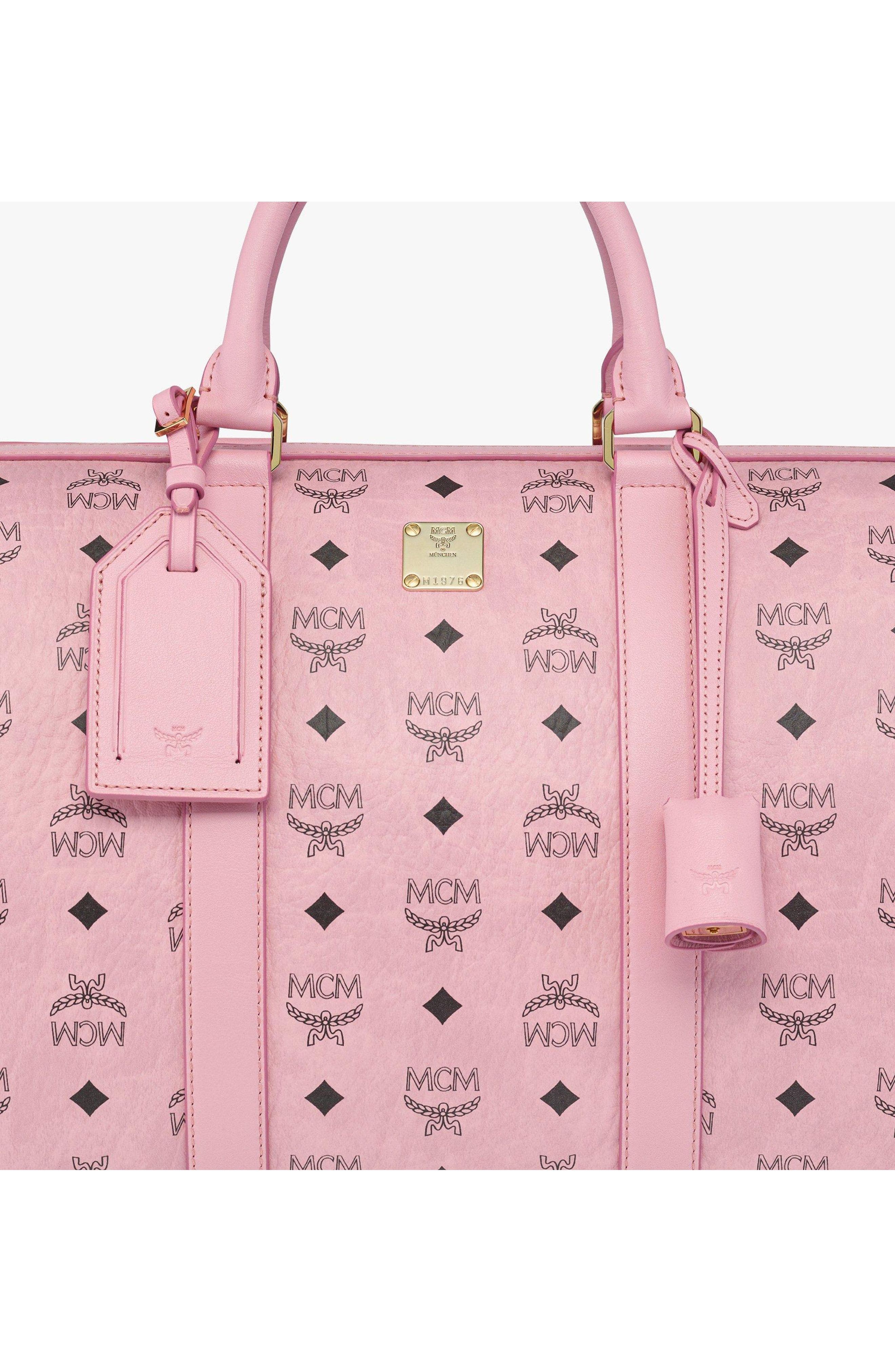 Ottomar Weekender Bag in Visetos, Alternate, color, Soft Pink