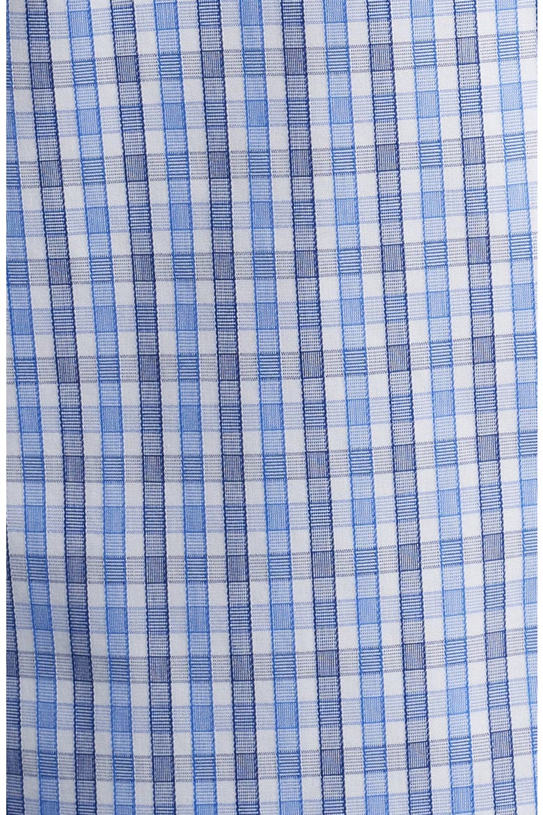 Durif Check Wrinkle Free Cotton Button-Up Shirt, Alternate, color, BLUE