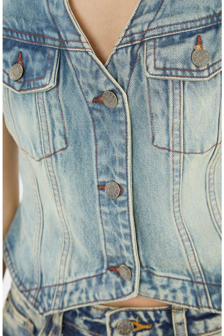 Go Denim Vest, Alternate, color, GO SS SPRAY TINTED MEDIUM WASH