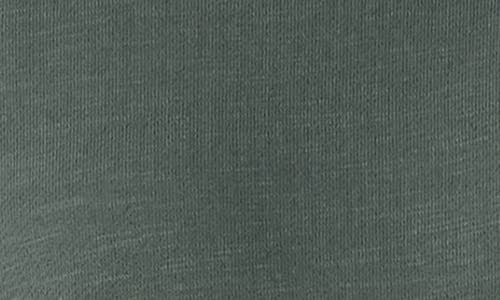 Eileen Fisher Ballet Neck Boxy Organic Cotton Sweatshirt In Green