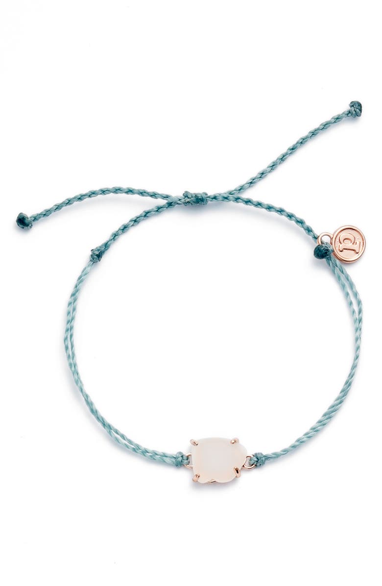 Pura Vida Sea Glass Bracelet, Main, color, 