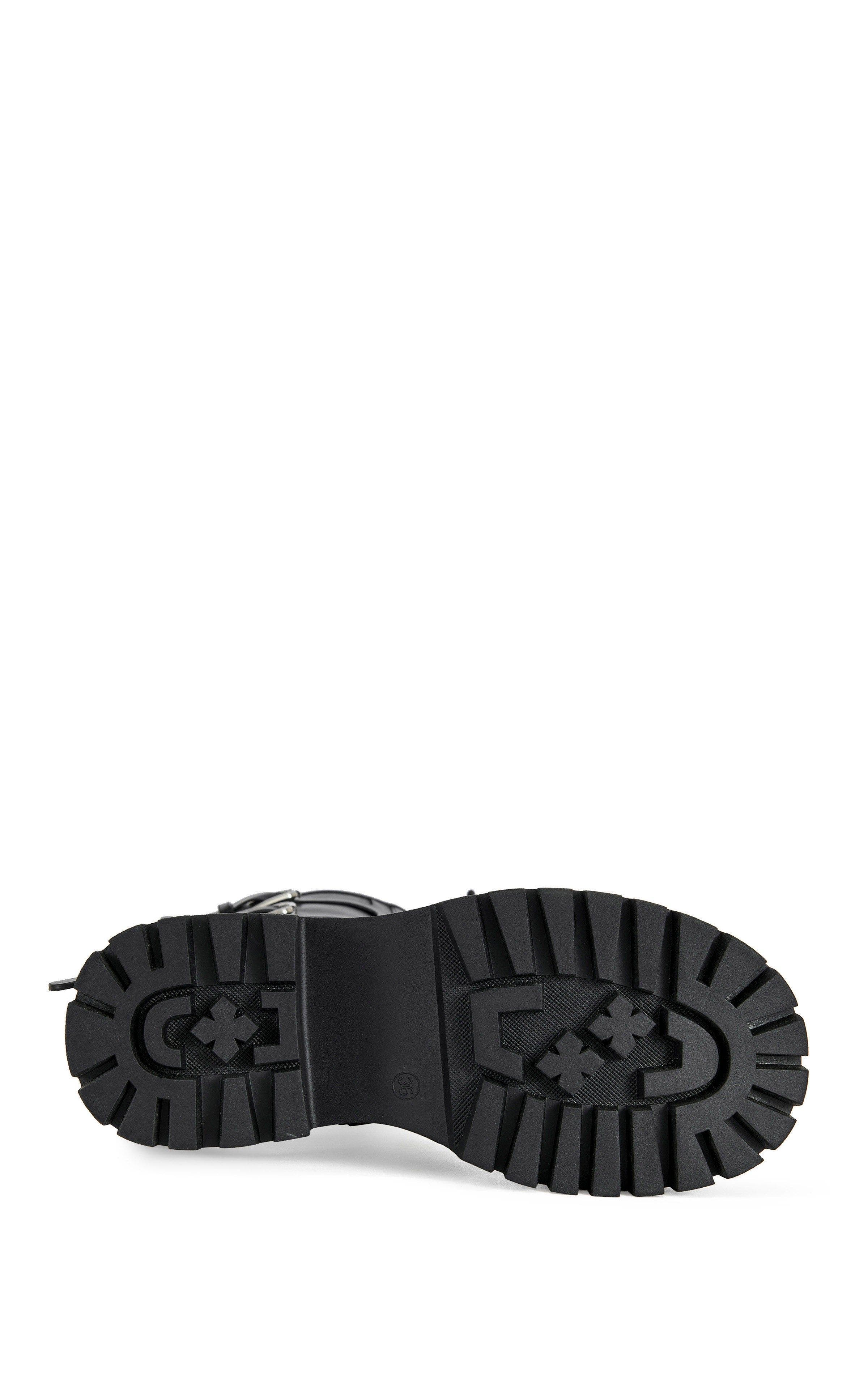 AZALEA WANG Saxen Flatform Boot, Alternate, color, Black