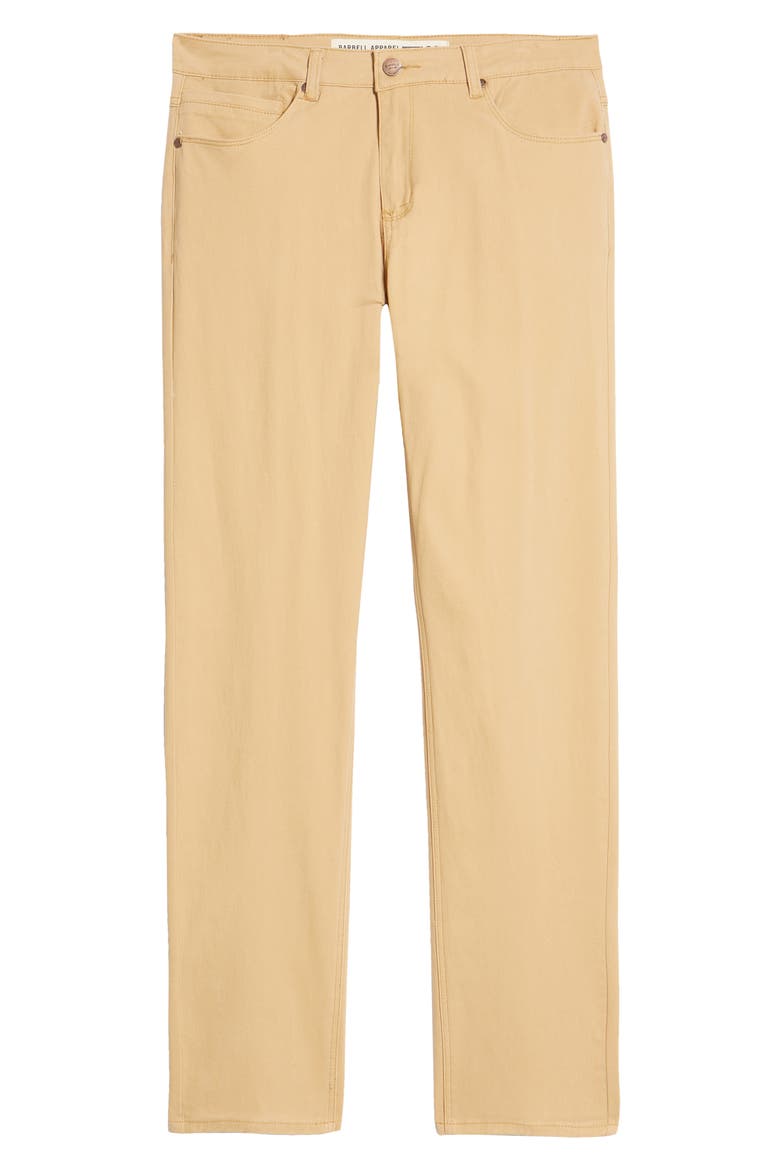 Men's Athletic Stretch Cotton Blend Chino Pants, Alternate, color, KHAKI