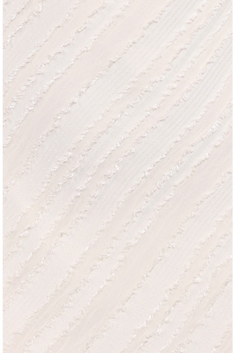 Aileen Tonal Stripe Midi Dress, Alternate, color, CREAM