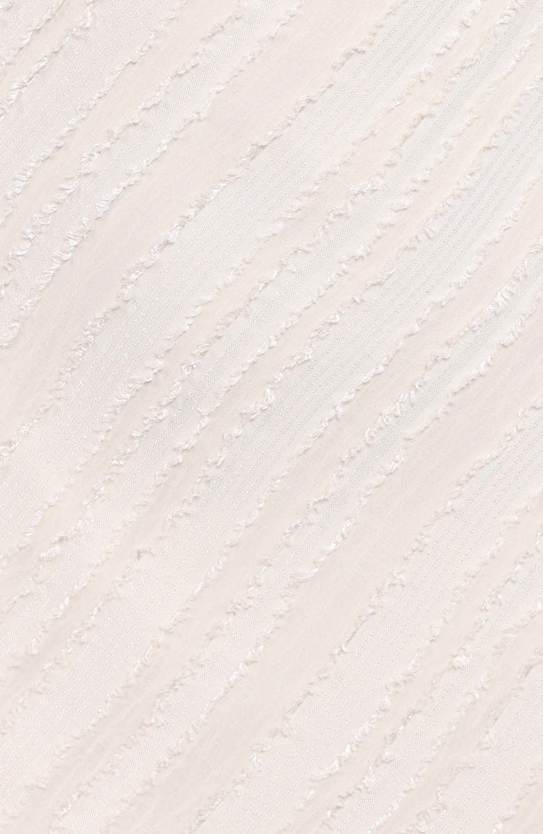 Petal & Pup Aileen Tonal Stripe Midi Dress, Alternate, color, Cream