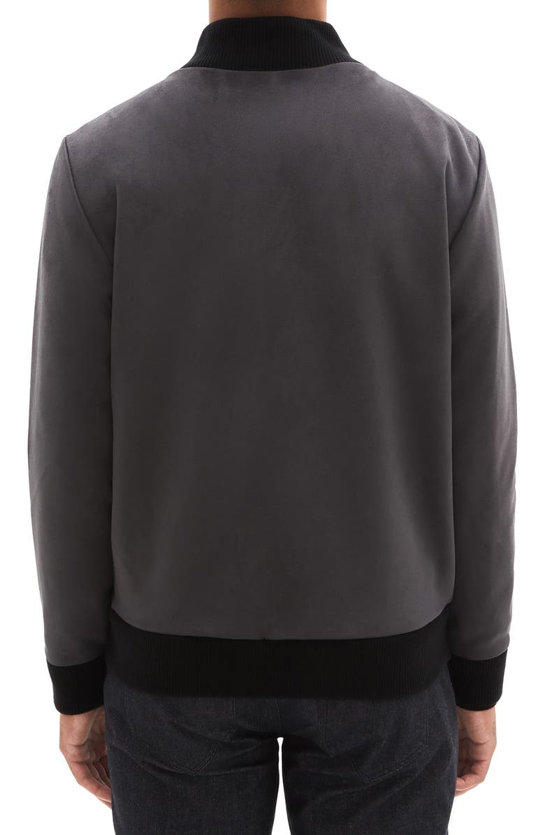 Robert Barakett Lachine Faux Suede Jacket, Alternate, color, Smoke