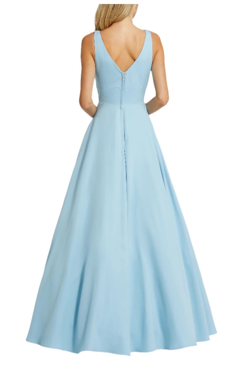 Mac Duggal Classic Sleeveless A-Line Gown with Pockets, Alternate, color, Powder Blue
