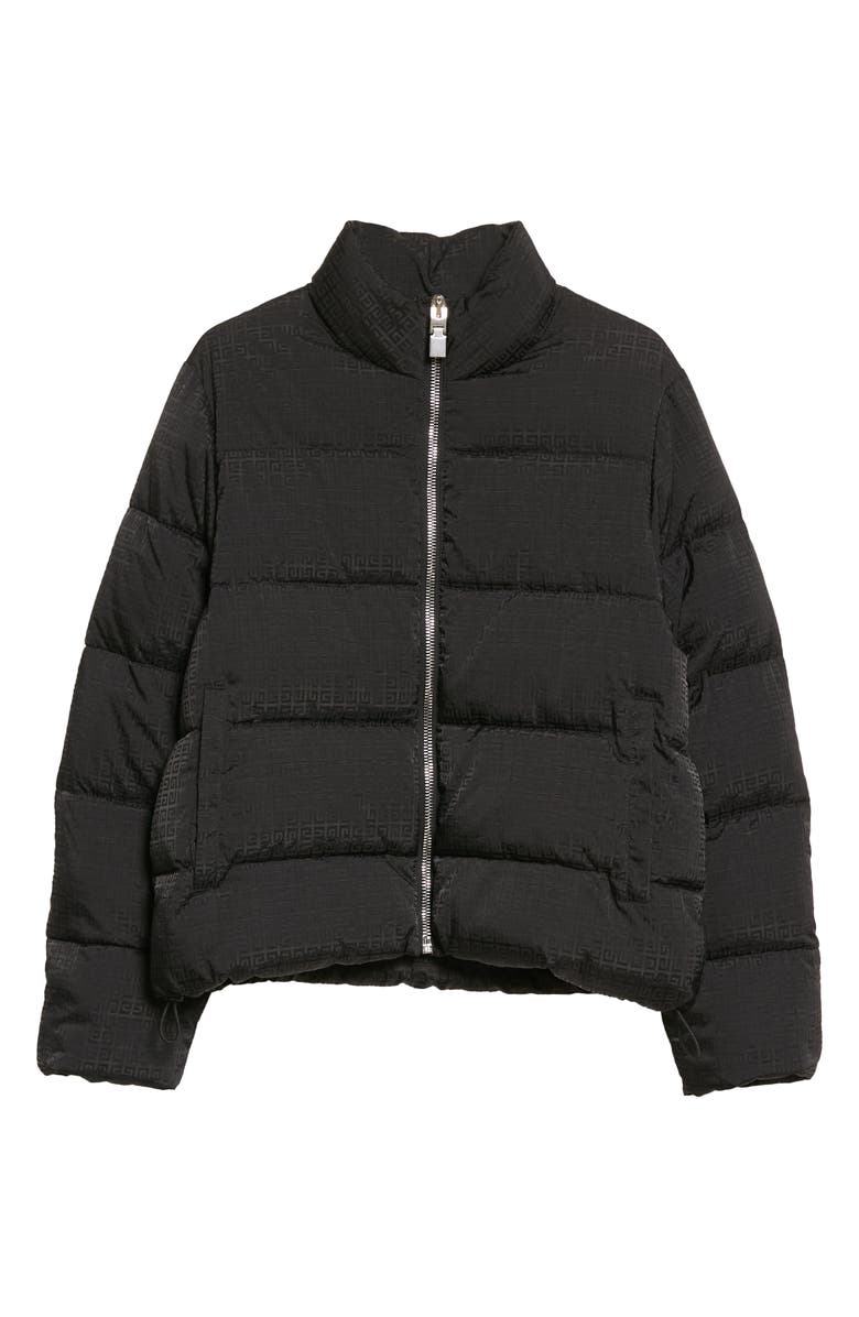 Givenchy 4G Logo Jacquard Down Puffer Jacket, Alternate, color,