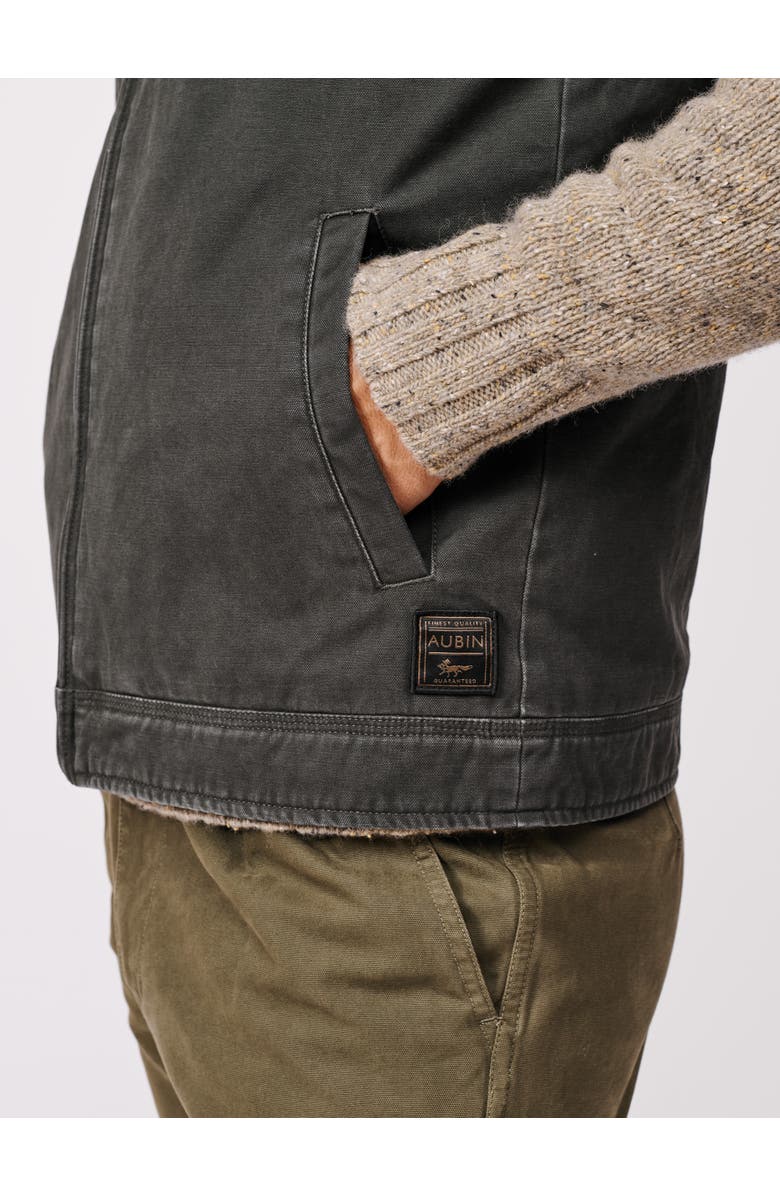 Aubin Duke Canvas Gilet Vest, Alternate, color, Washed Black