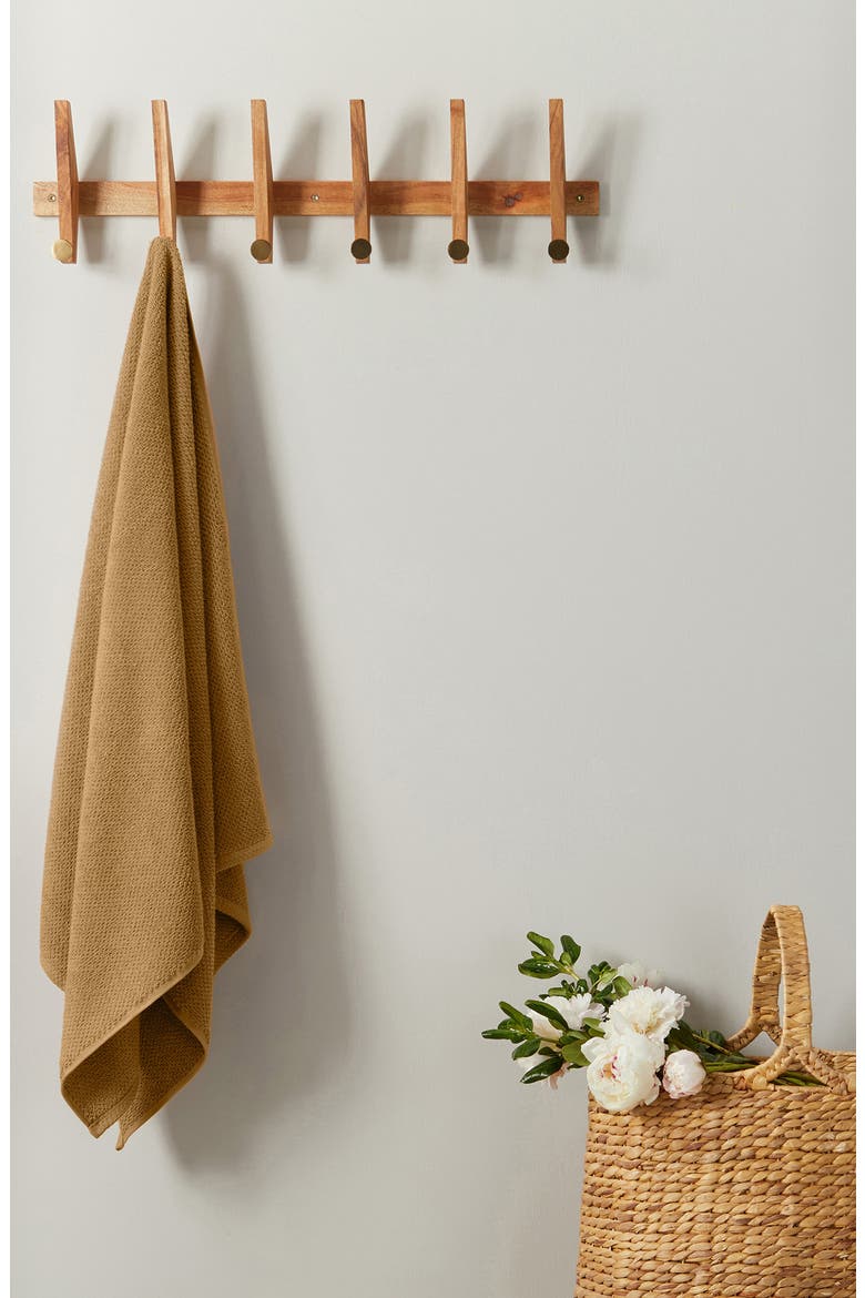 Cotton 12-Pack Textured Washcloths, Alternate, color, MOCHA