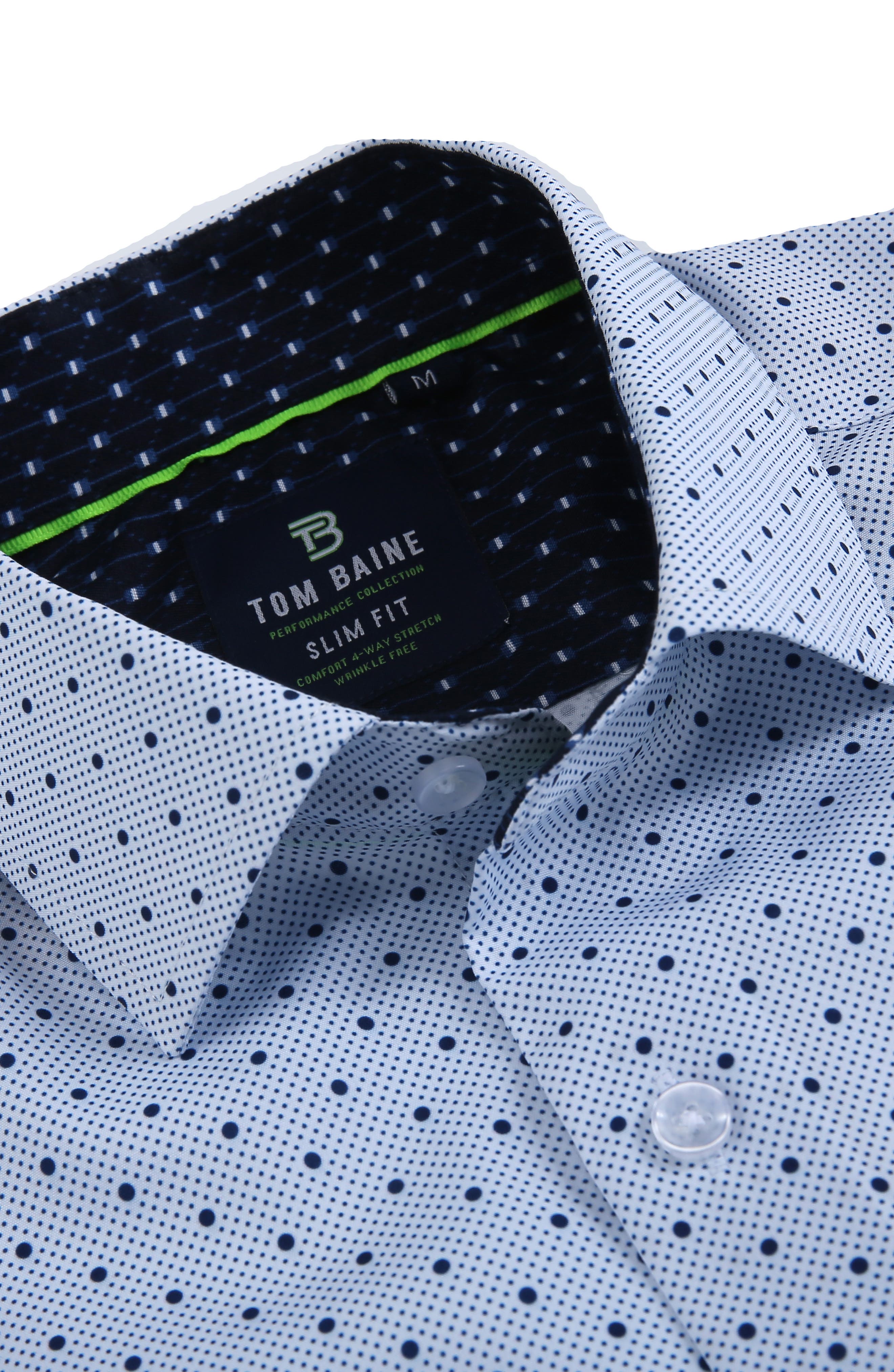 Slim Fit Performance Short Sleeve Button-Up Shirt - image 2