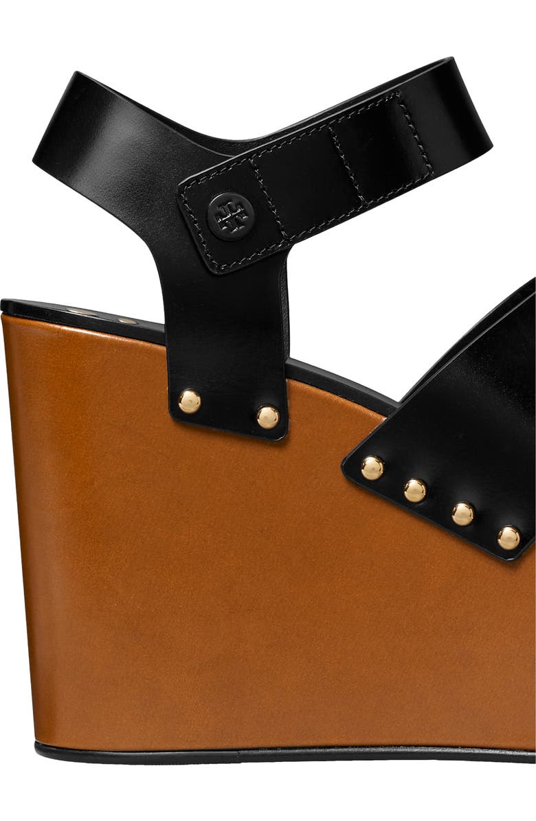 Tory Burch Stud Platform Wedge Sandal, Alternate, color,