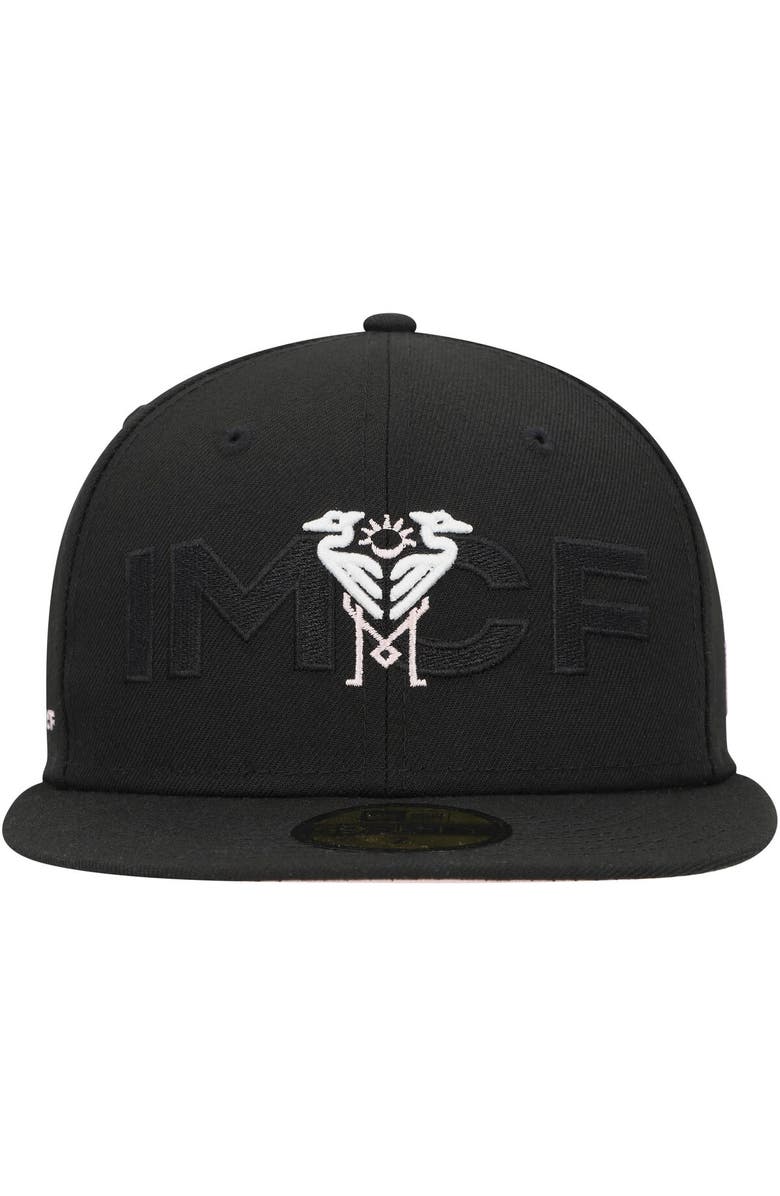 New Era Men's New Era Black Inter Miami CF Kick Off 59FIFTY Fitted Hat, Alternate, color, 