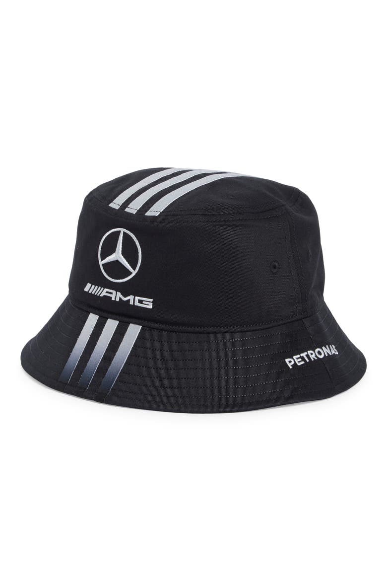 Y-3 Cotton Bucket Hat, Main, color, BLACK