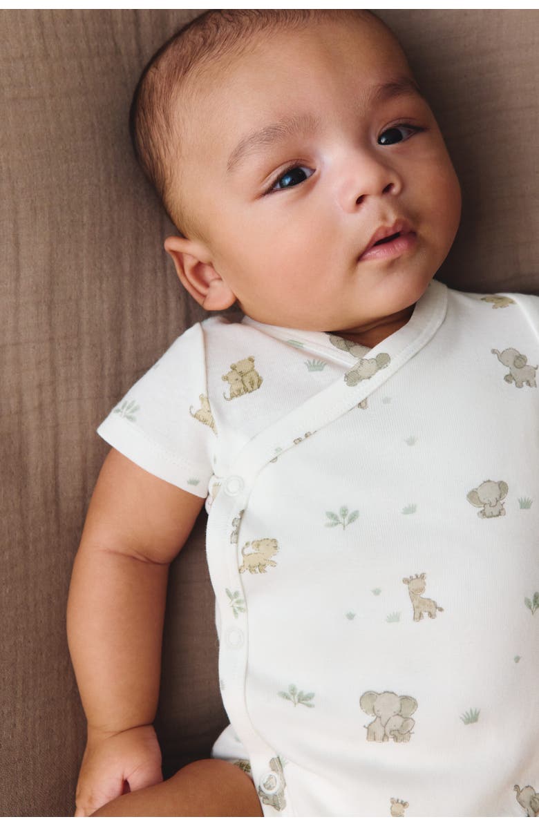 H&M 3-pack Wrapover Bodysuits, Alternate, color, 