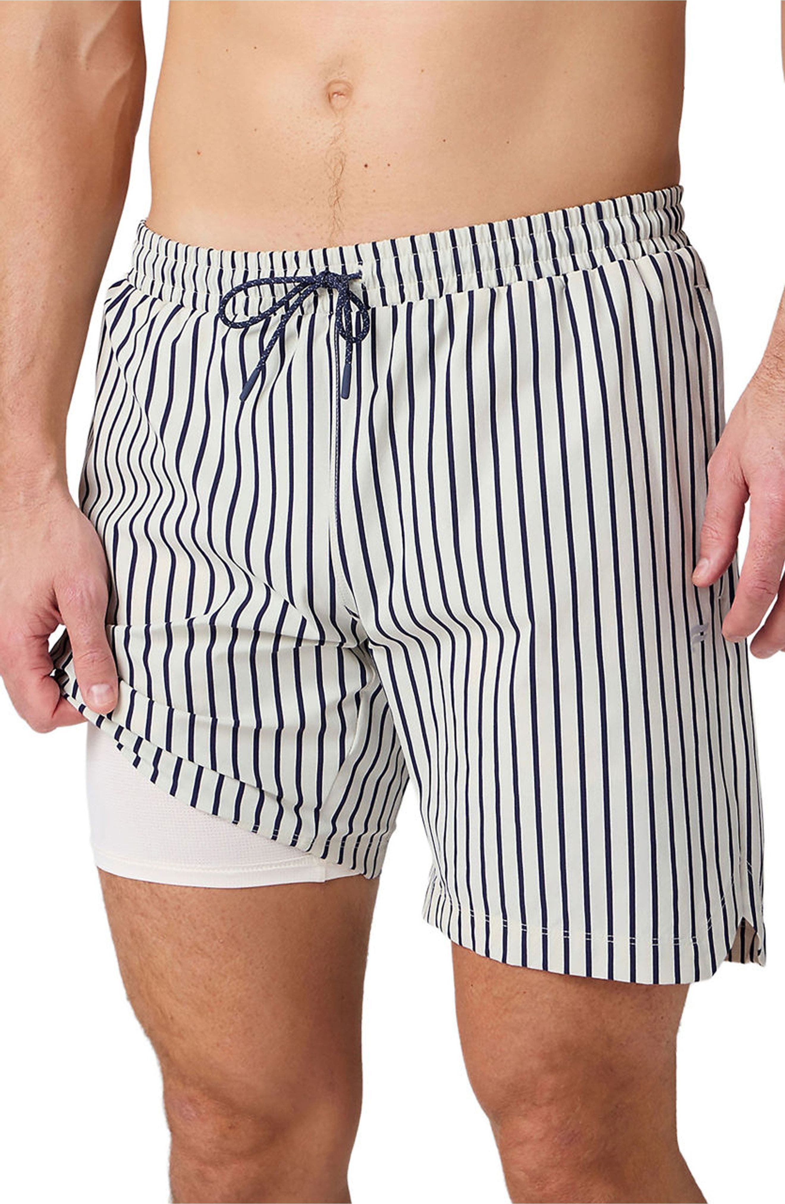 selected Deep Navy Shoreline Stripe