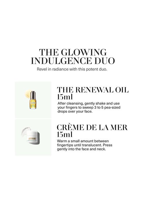 La Mer The Glowing Indulgence Duo In Transparent