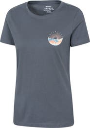 Mountain Warehouse Inverness Chest Print Relaxed Fit T-Shirt
