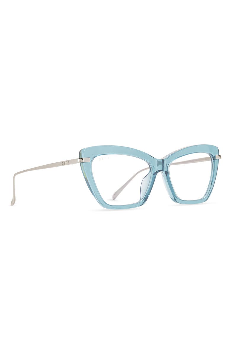 DIFF Mila 54mm Cat Eye Optical Glasses, Alternate, color,