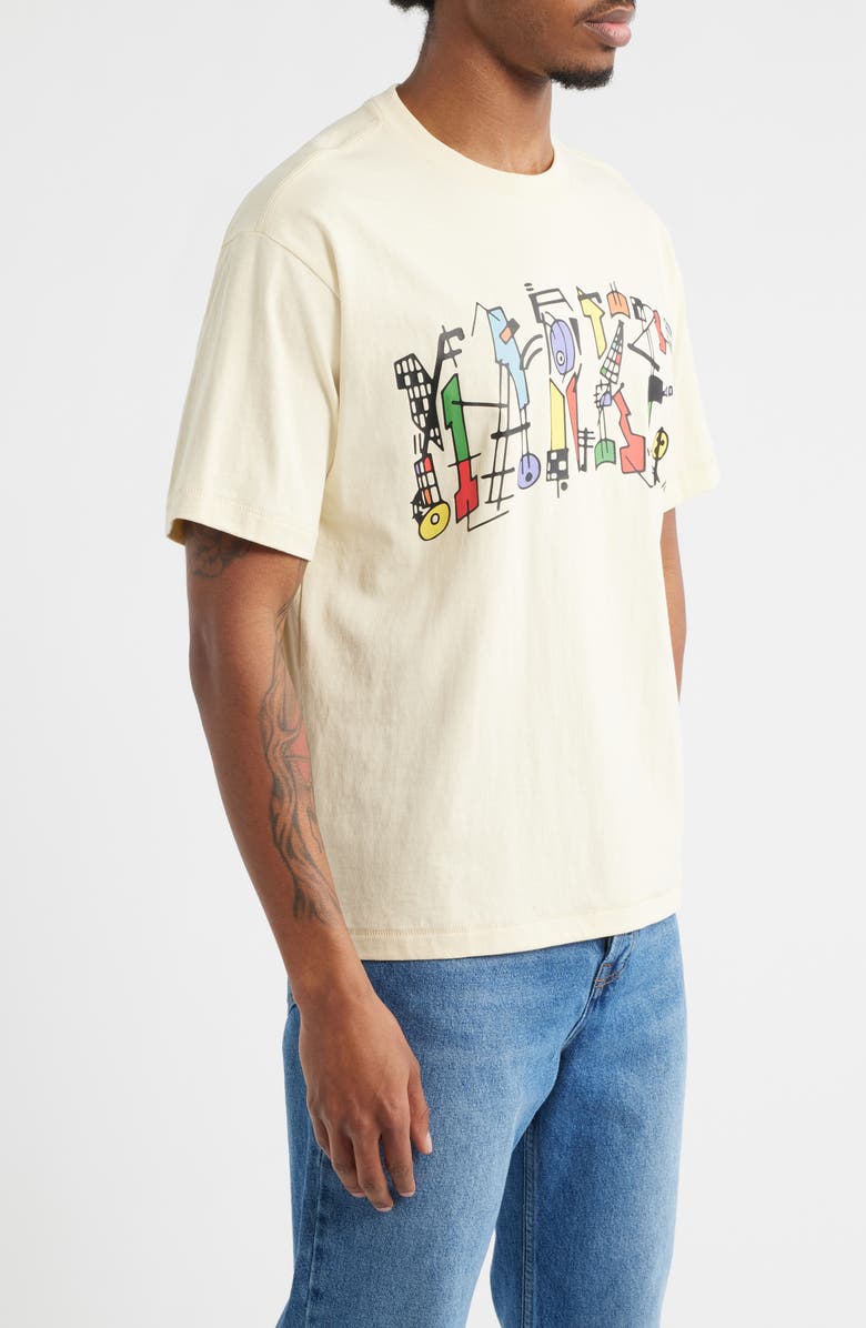 MARKET Work of Arc Cotton Graphic T-Shirt, Alternate, color, Natural