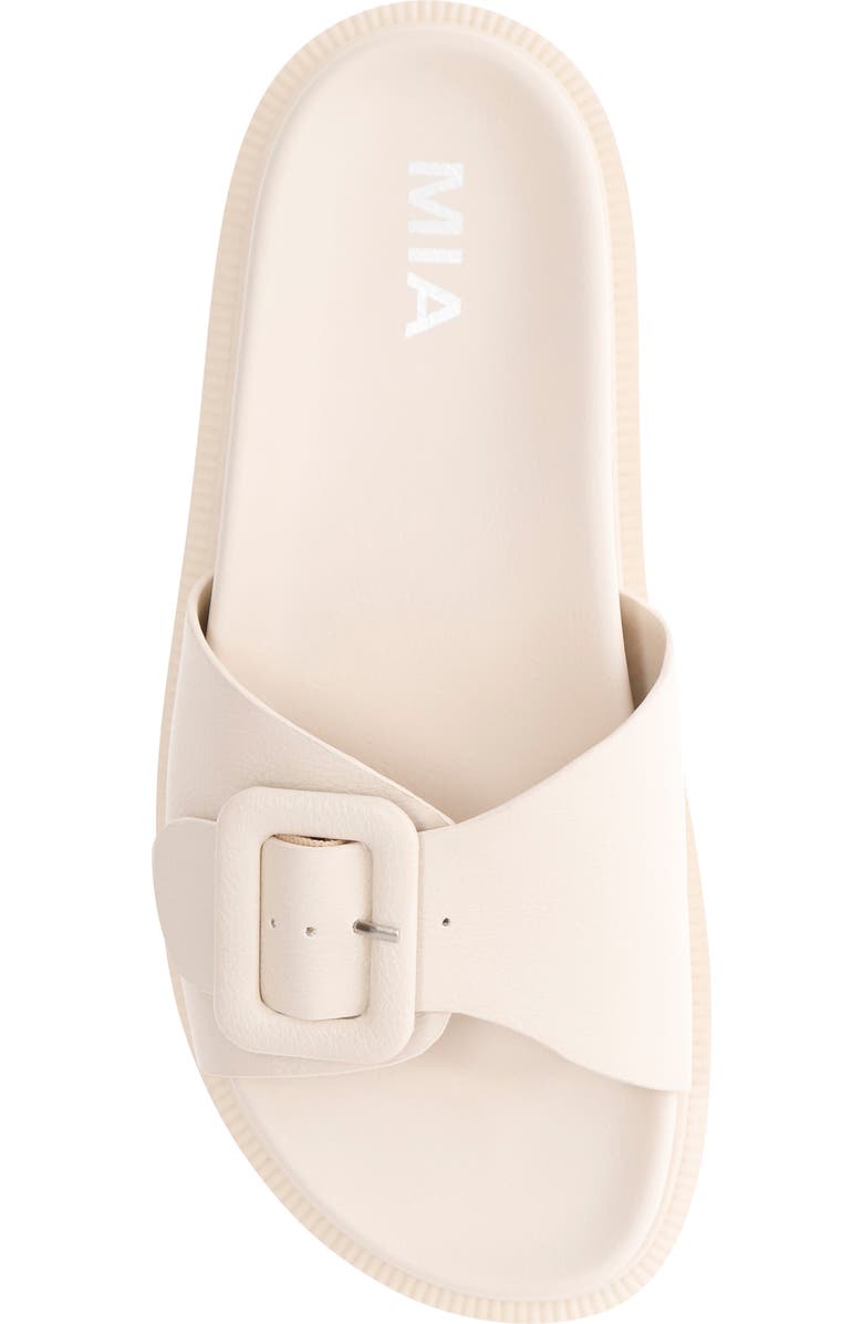 MIA Gya Platform Slide Sandal, Alternate, color, Ivory Tumb