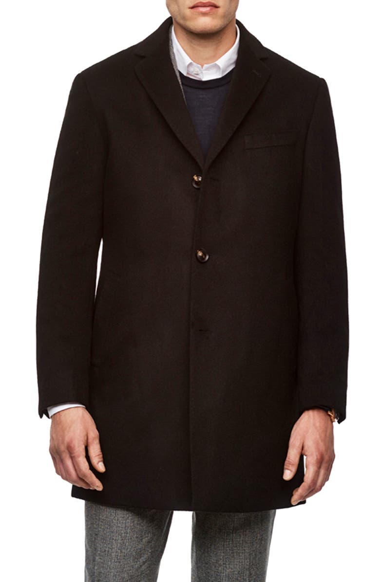 Cardinal of Canada St. Paul Wool & Cashmere Topcoat, Main, color, 