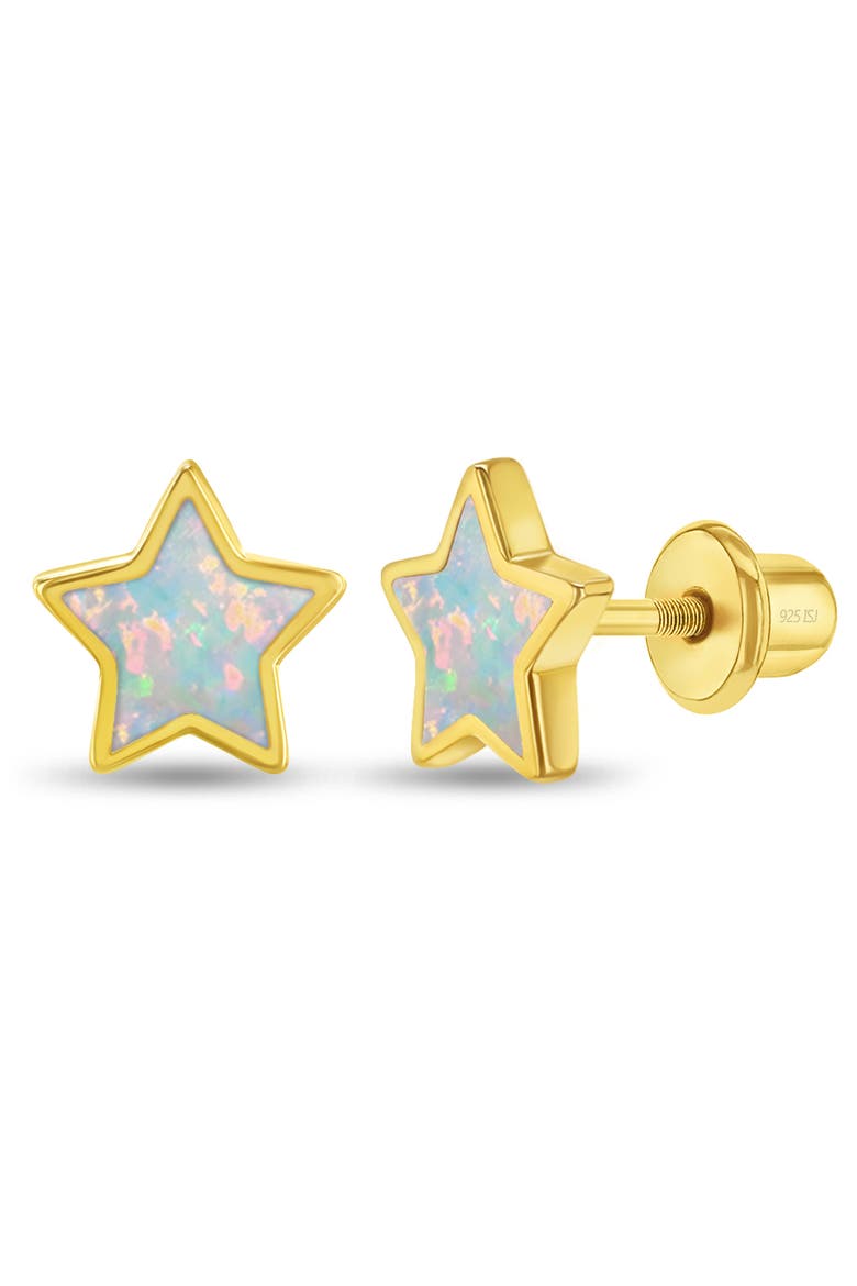 Opalescent Star Earrings, Main, color, Opal