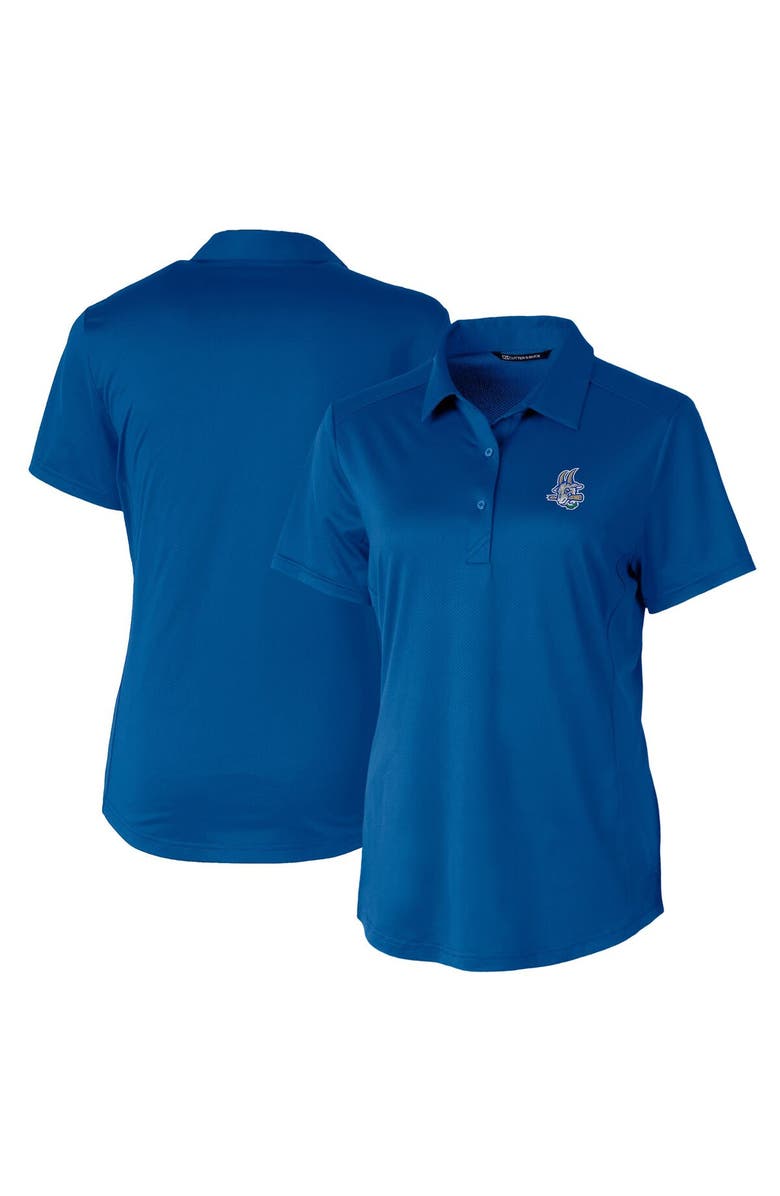 Cutter & Buck Women's  Cutter & Buck  Blue Hartford Yard Goats Prospect Textured Stretch Polo, Main, color, 