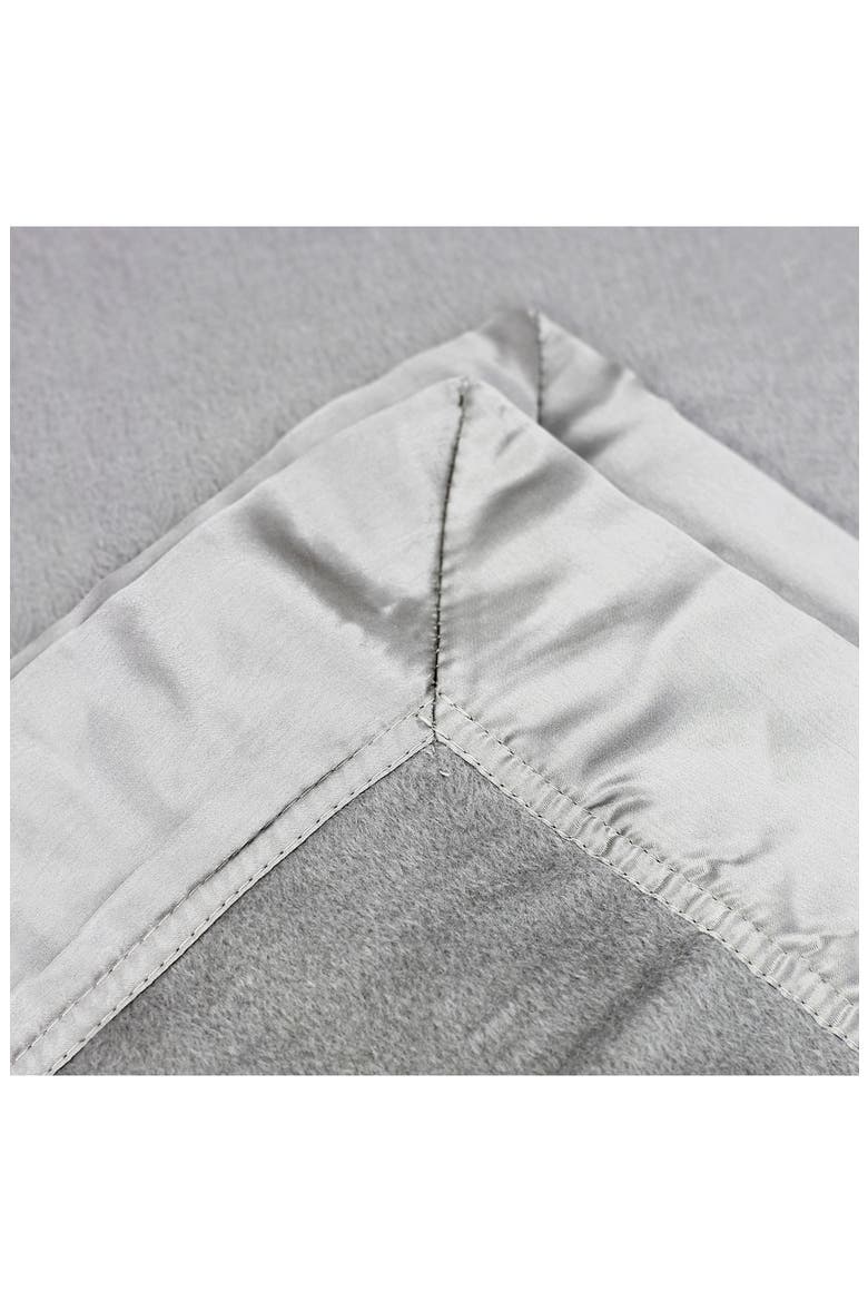 Plaza Silk & Cotton Blanket, Alternate, color, GRAY