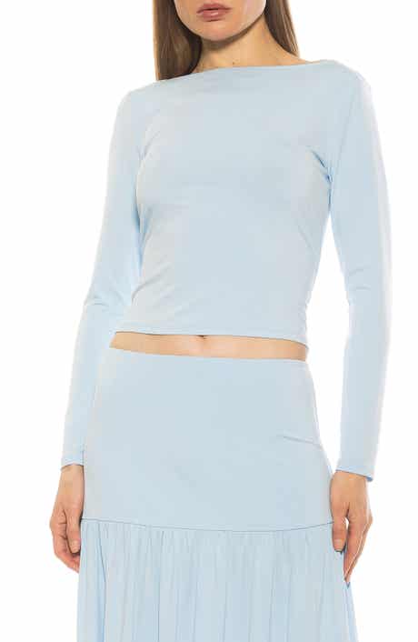 Alexia Admor Dahlia Boat Neck Top