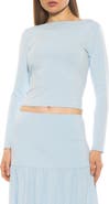 Alexia Admor Dahlia Boat Neck Top
