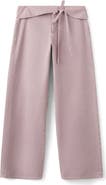 MANGO TEEN Waist Tie Wide Leg Jeans