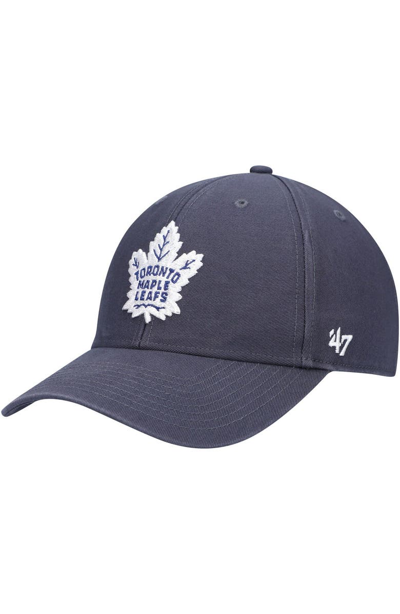 '47 Men's '47 Gray Toronto Maple Leafs Legend MVP Adjustable Hat, Main, color,