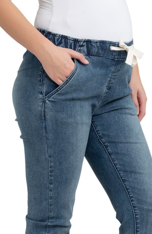 Ripe Maternity Denim Maternity Joggers In Multi