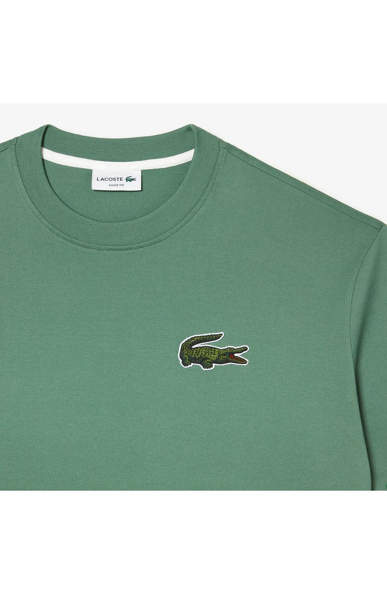 Lacoste Loose Fit Crocodile Badge T-Shirt, Alternate, color, 