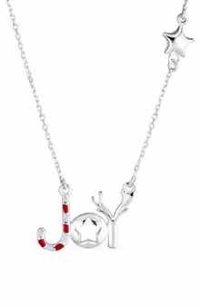 BLING JEWELRY Christmas Joy Pendant Necklace