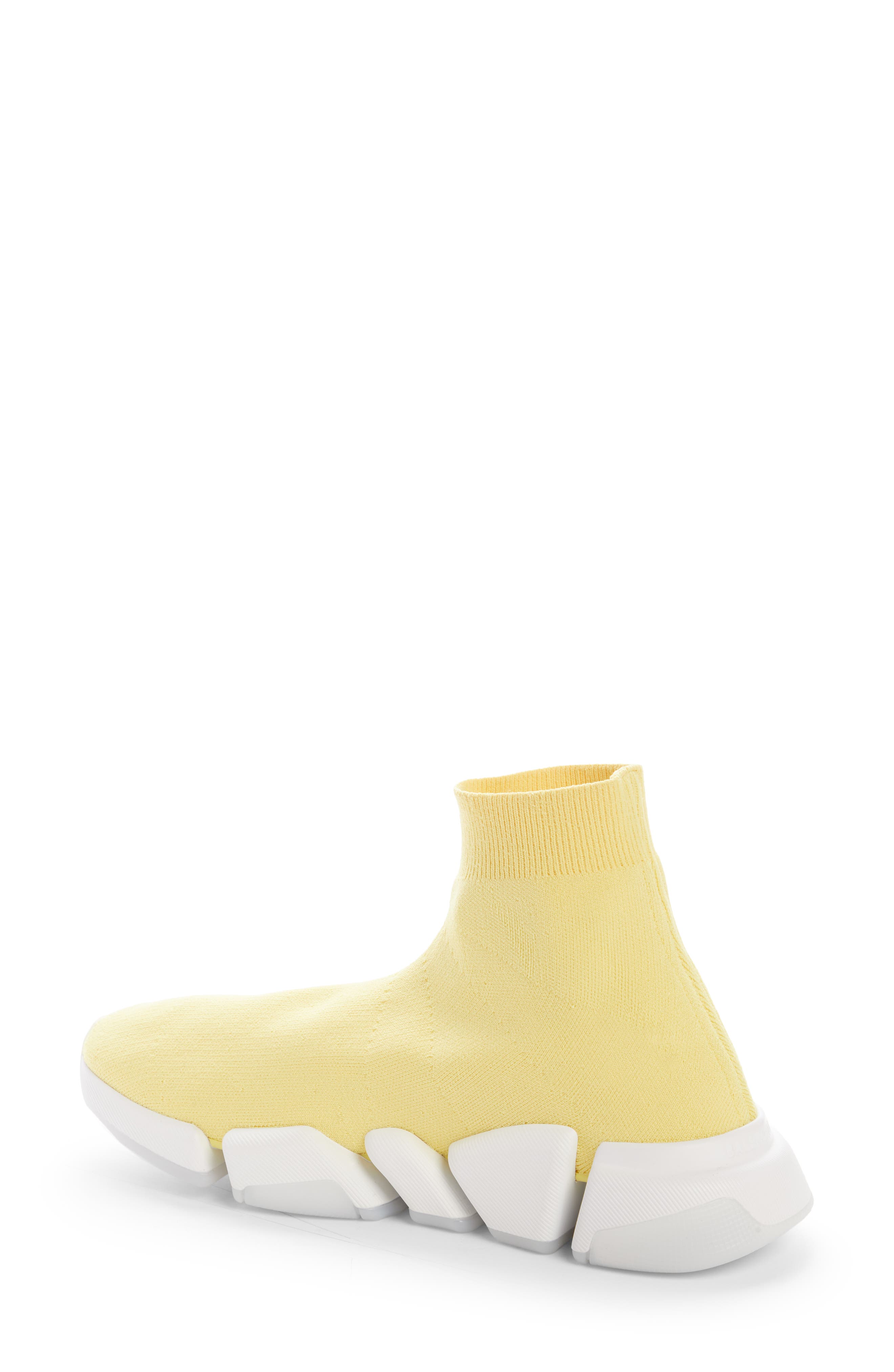 Speed 2.0 Transparent Sole Sock Sneaker, Alternate, color, YELLOW