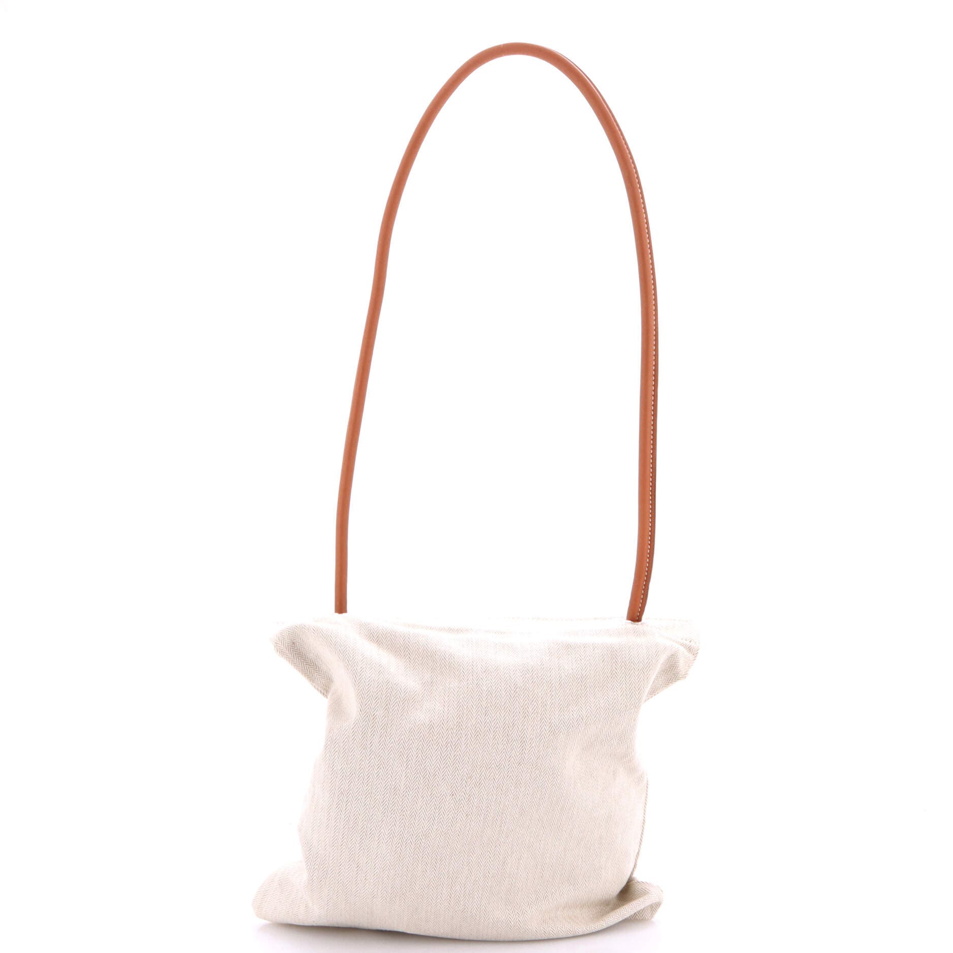 Pre-Owned Hermes Aline Bag Toile MM, Alternate, color, Ecru