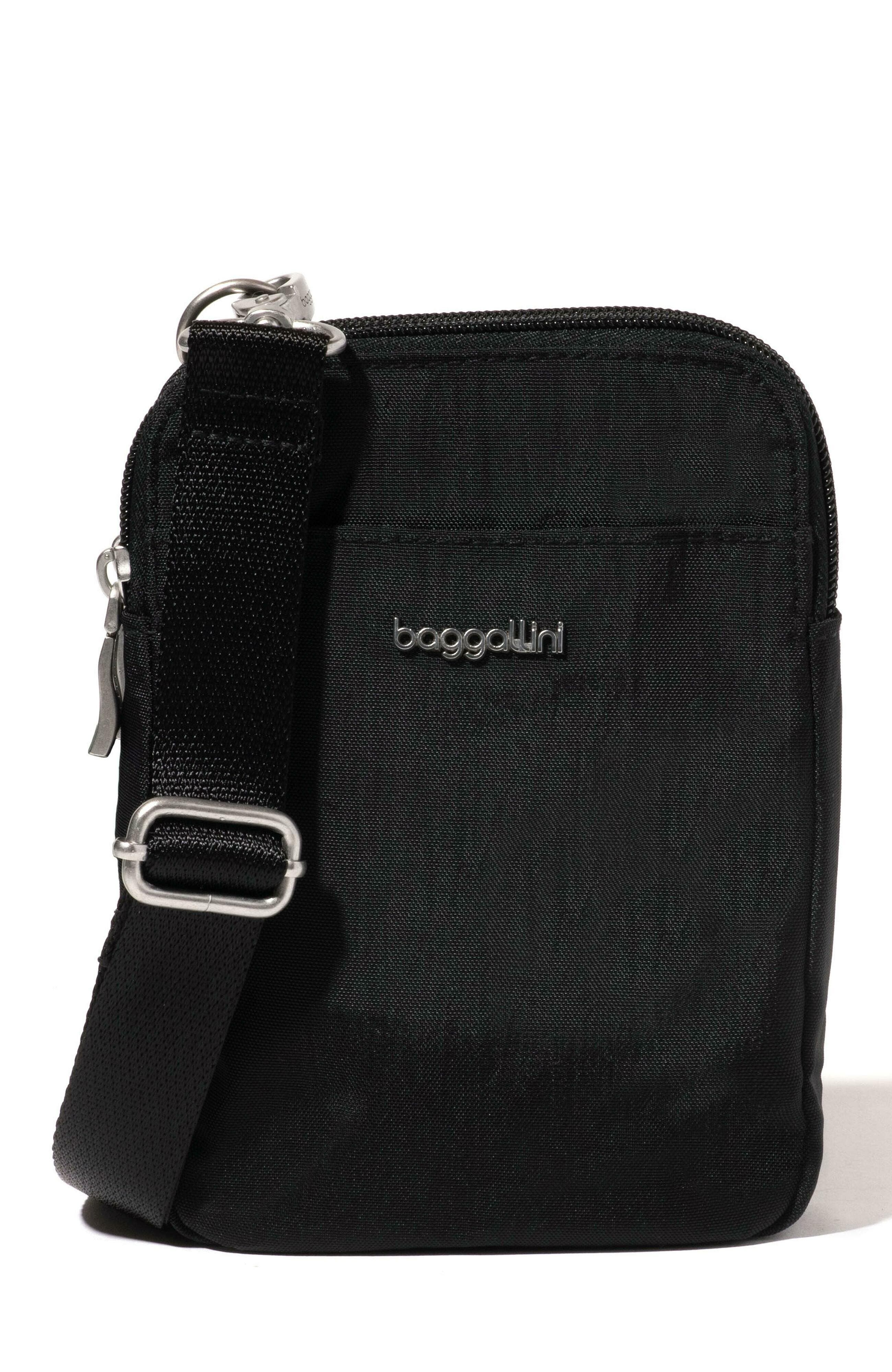 BAGGALLINI Modern Take Two RFID Crossbody Bag, Main, color, Black