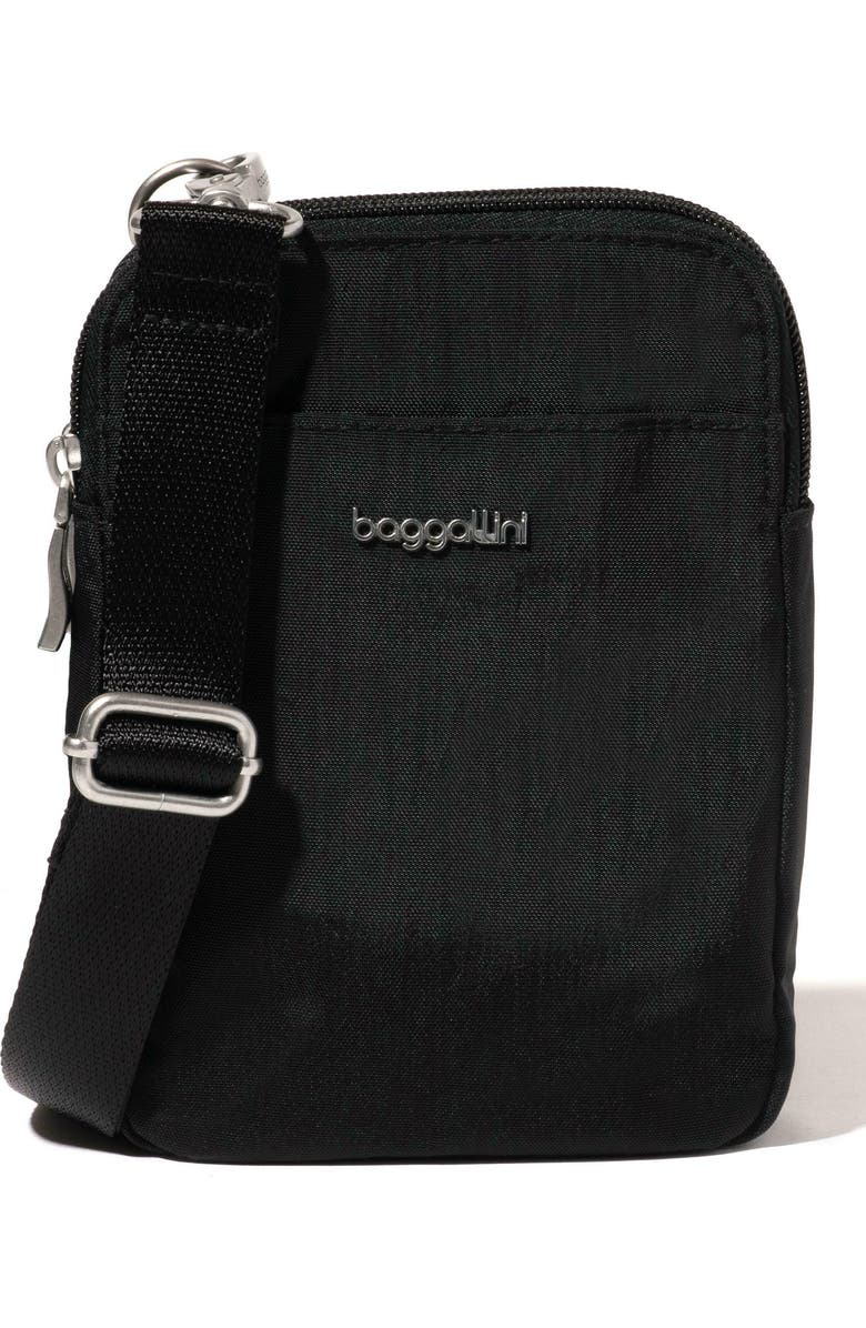 BAGGALLINI Modern Take Two RFID Crossbody Bag, Main, color, Black