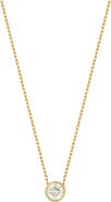 Bony Levy Bezel Diamond Solitaire Pendant Necklace