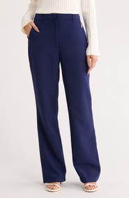 BY DESIGN Rebecca High Waist Straight Leg Pants