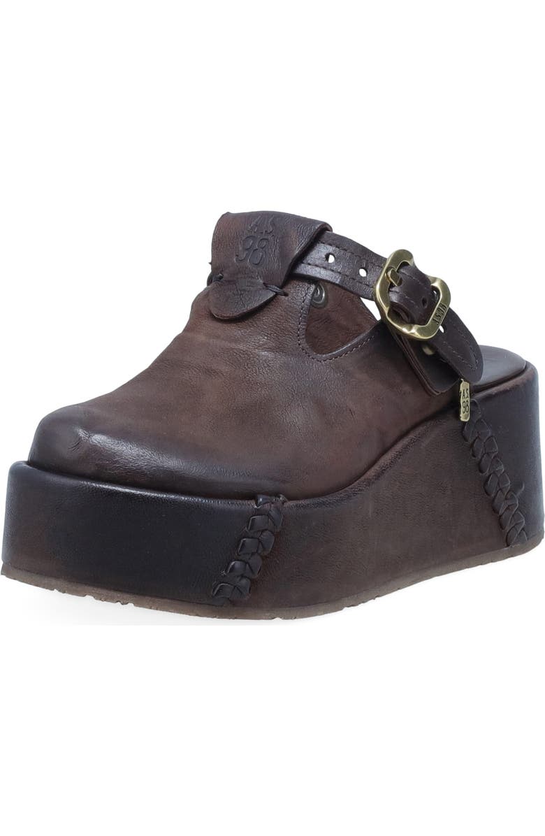 A.S.98 Monroe Platform Clog, Main, color, Brown