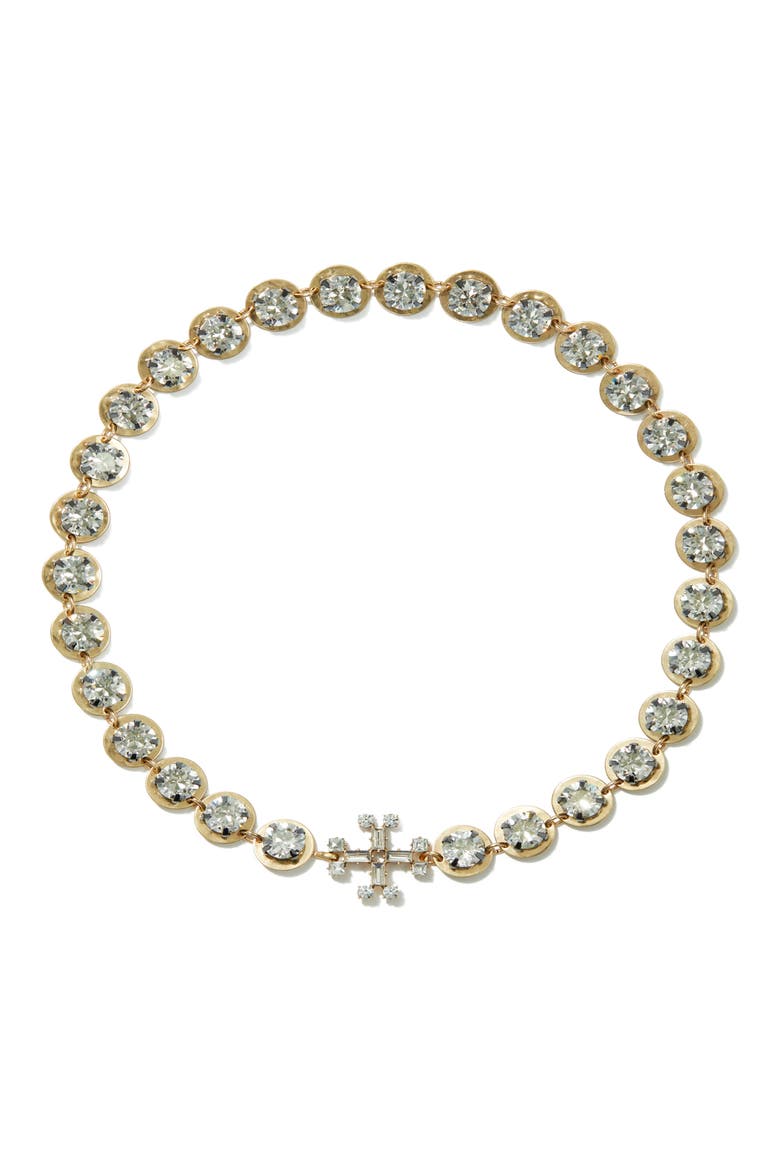 Statement Doormats Tory Burch Crystal Statement Necklace (Women) | Nordstromrack