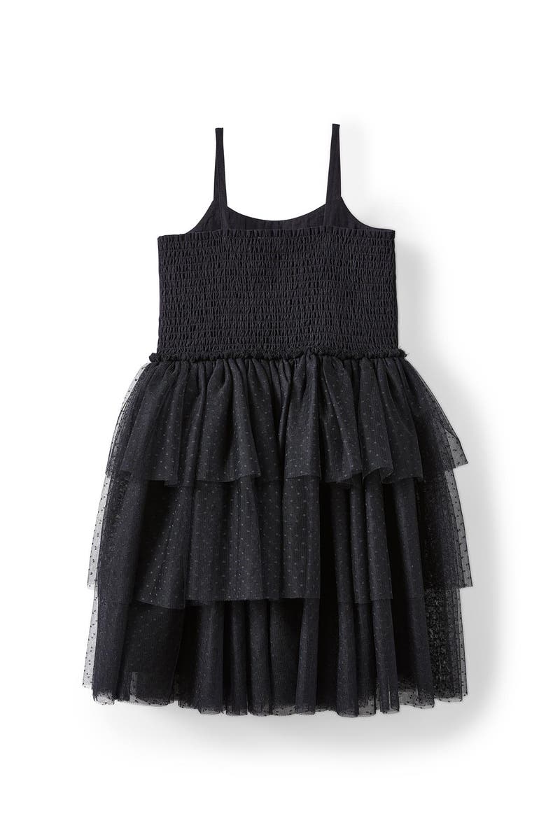 Cotton On Kids Kid's Isabella Dress Up Dress, Alternate, color, Black Deco Sparkle