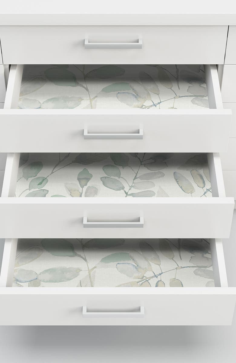 Wallpops Fable Leaf Peel & Stick Wallpaper, Alternate, color, White