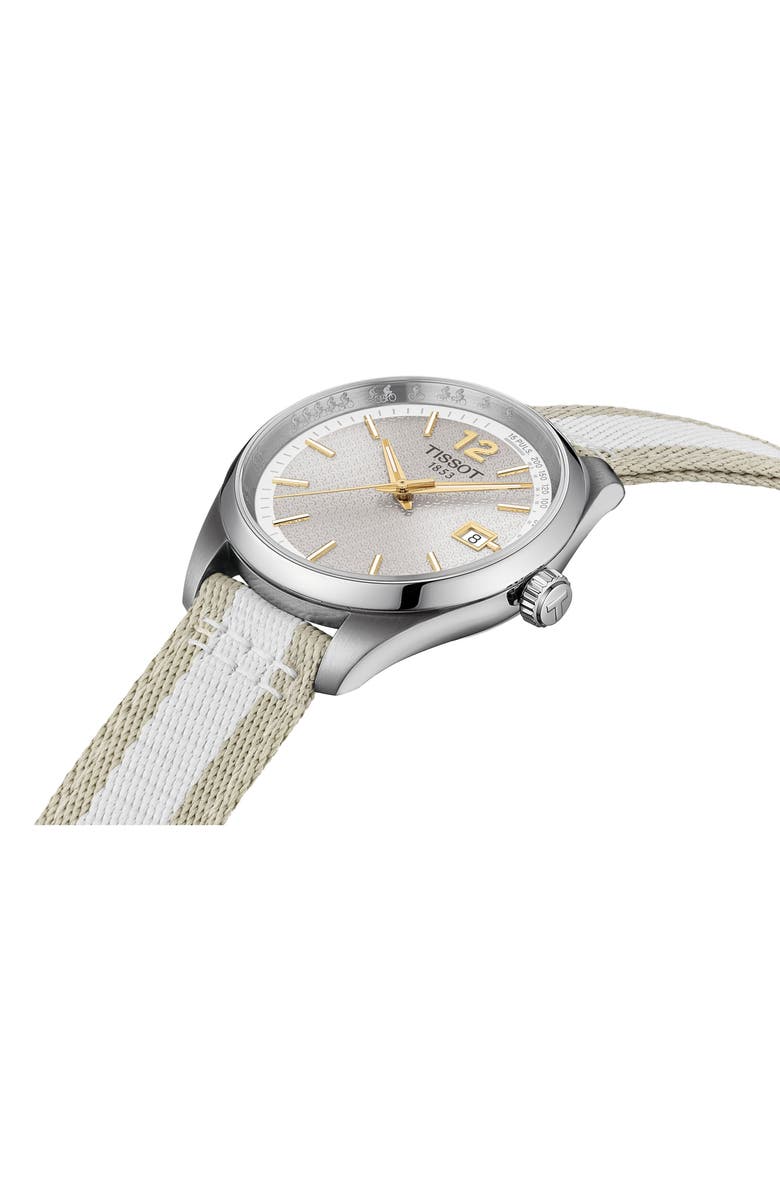 Tissot PR 100 Cycling Webbing Strap Watch, 34mm, Alternate, color,