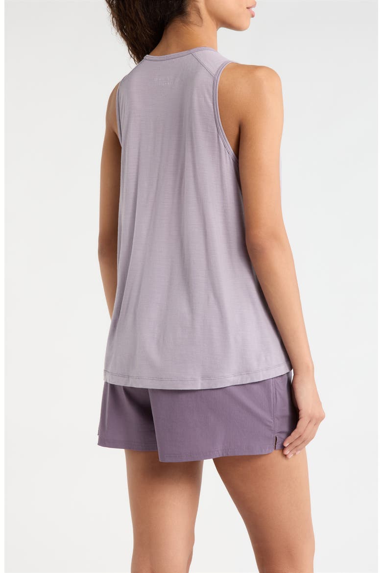 Ultralite High Neck Merino Wool Blend Tank, Alternate, color, PURPLE STORM